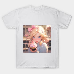 Girl and Cupcake T-Shirt